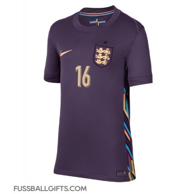 England Conor Gallagher #16 Fußballbekleidung Auswärtstrikot Damen EM 2024 Kurzarm England Conor Gallagher #16 Fußballbekleidung Auswärtstrikot Damen EM 2024 Kurzarm